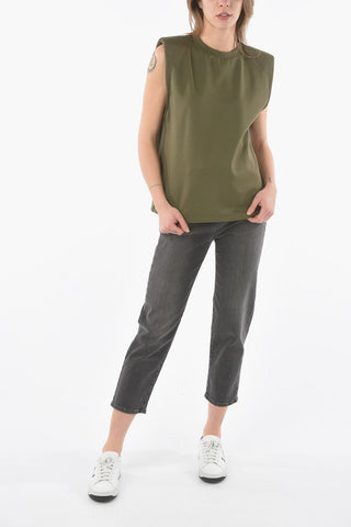 Relaxed-Fit-Top TAMARINDO mit gepolsterten Trägern