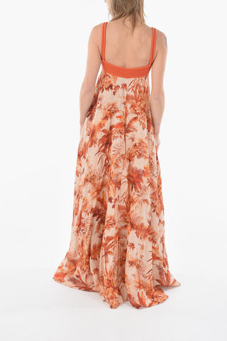 Patterned Flax HO'OKIPA Maxi Dress