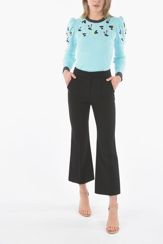 Wide Leg Cropped Pants