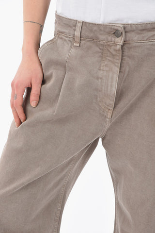 High Waist Single Pleat KAPPA Jeans