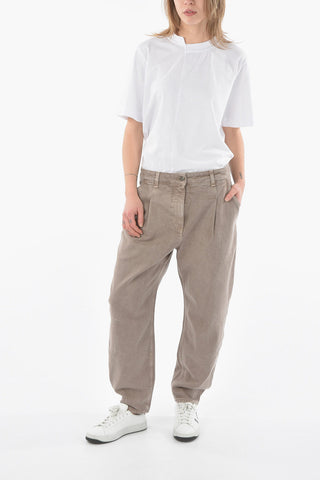 High Waist Single Pleat KAPPA Jeans