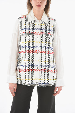 Gilet a 2 Tasche Ricamato