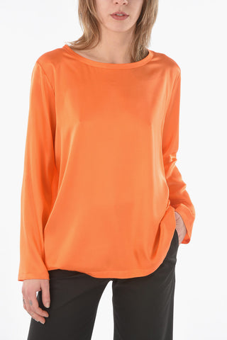 Long Sleeve Silk T-shirt