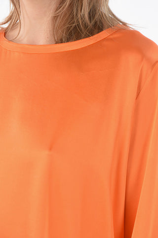 Long Sleeve Silk T-shirt