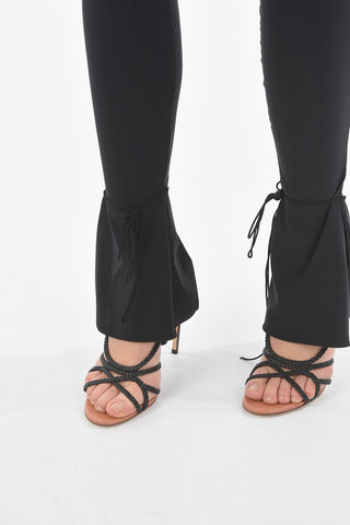 Boot Cut Bodycon Leggings with Split on the Ankle