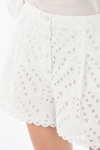 Sangallo GABRIELLE Shorts with Scalloped Hem