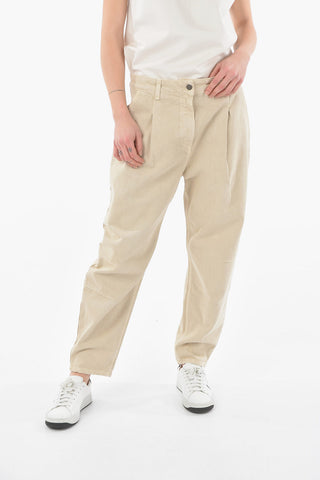 High Waist Single Pleat KAPPA Jeans