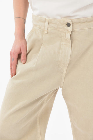 High Waist Single Pleat KAPPA Jeans