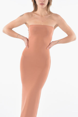 Maxi Vestito GISELE Attillato senza Spalline