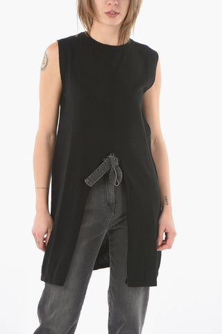 Maglia CALENDULA Senza Manica con Spacco Frontale