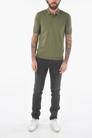 Cotton 3-Buttons Polo Shirt