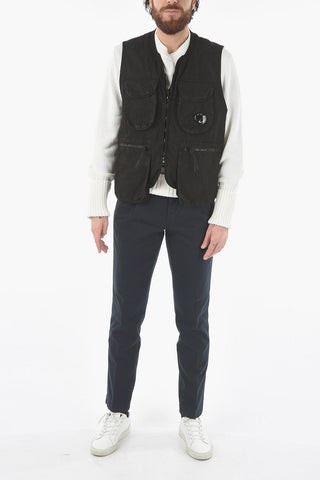 Solid Color Utility Vest