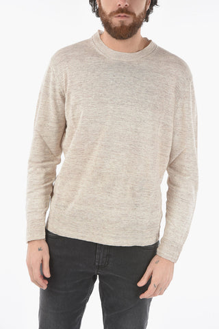 Linen Crew-Neck Sweater
