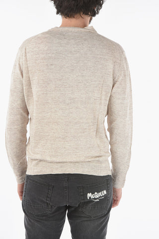 Linen Crew-Neck Sweater