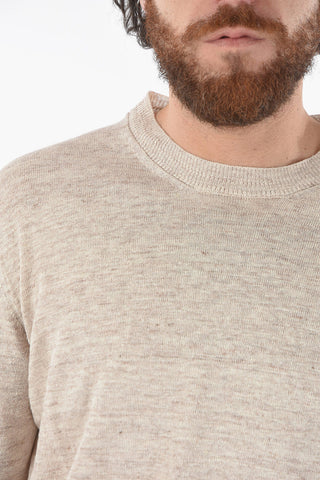 Linen Crew-Neck Sweater