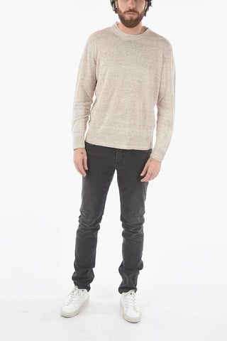 Linen Crew-Neck Sweater