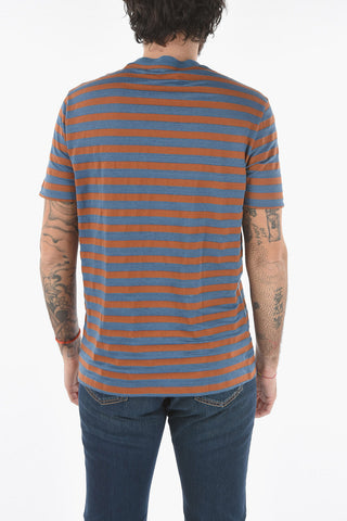 Awning Striped Solid Color crew-Neck LEWIS T-shirt