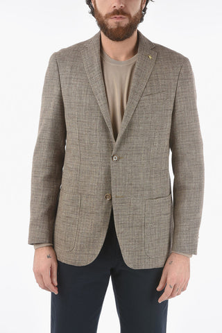 CC COLLECTION side vents patch pocket RIGHT 2-button blazer