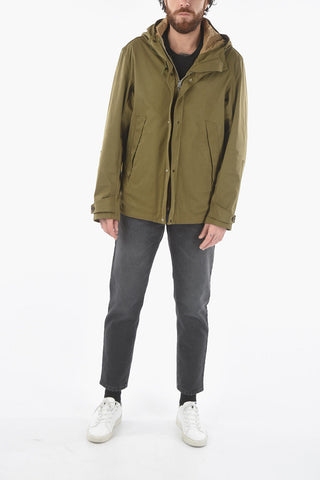 Solid Color Hooded Parka