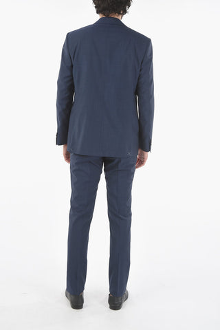 virgin wool MANTUA side vents notch lapel 2-button suit