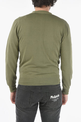 Lightwear Cotton V-Neck Cardigan