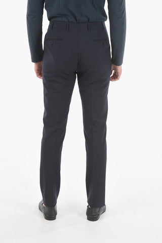 virgin wool MANTUA belt loops 2-button suit