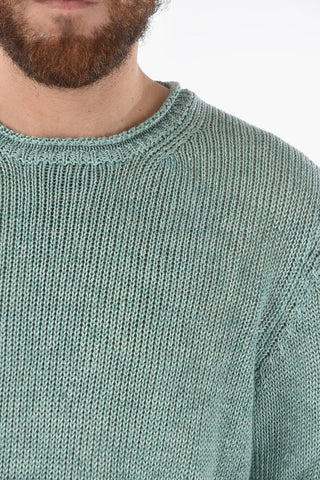 Linen Crew-Neck Sweater