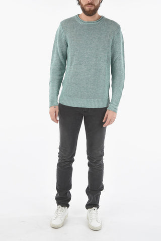 Linen Crew-Neck Sweater