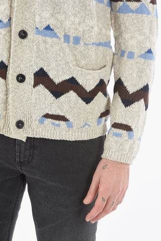 2 Pocket and 2 Buttons Cardigan