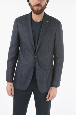 CC COLLECTION giacca a 2 bottoni RIGHT in lana e seta due spacchi revers classico