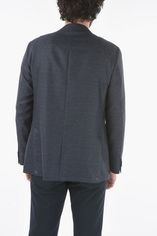 CC COLLECTION giacca a 2 bottoni RIGHT in lana e seta due spacchi revers classico