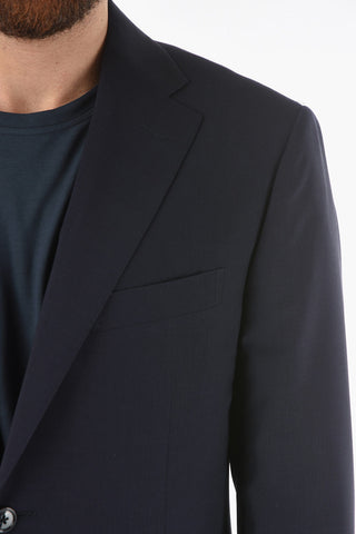 virgin wool MANTUA side vents notch lapel 2-button suit