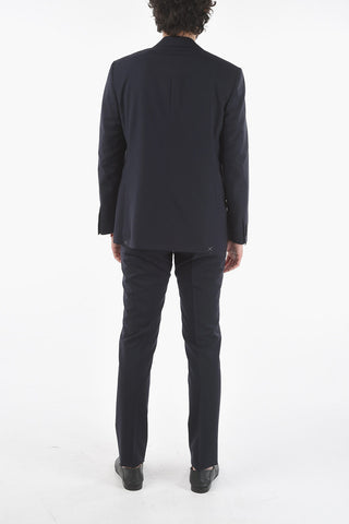 virgin wool MANTUA side vents notch lapel 2-button suit