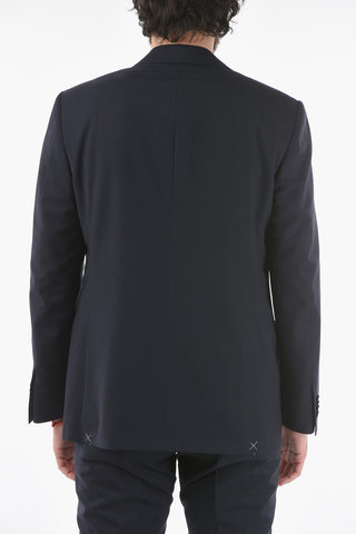 virgin wool MANTUA side vents notch lapel 2-button suit