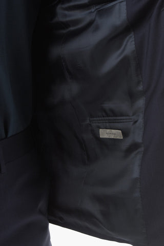 virgin wool MANTUA side vents notch lapel 2-button suit
