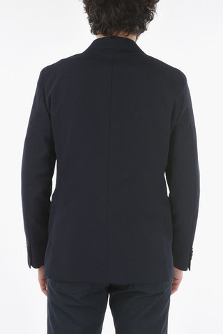 CC COLLECTION peak lapel flap pocket REWARD double-breasted blazer