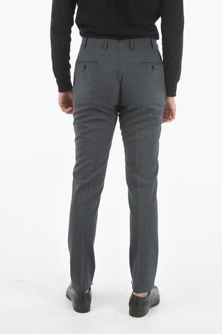 virgin wool side vents notch lapel 2-button suit