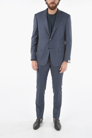virgin wool MANTUA side vents notch lapel 2-button suit