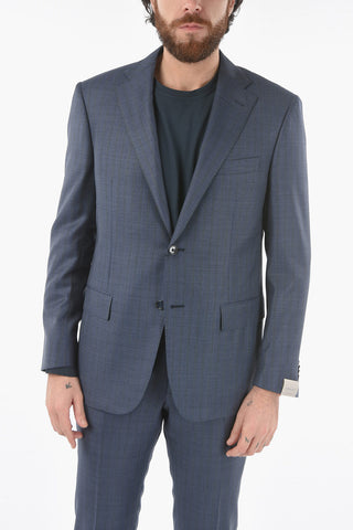 virgin wool MANTUA side vents notch lapel 2-button suit