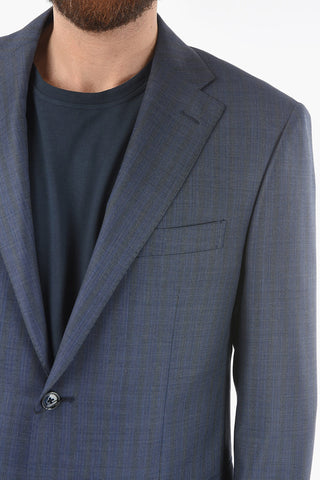 virgin wool MANTUA side vents notch lapel 2-button suit
