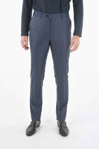 virgin wool MANTUA side vents notch lapel 2-button suit
