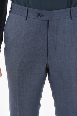 virgin wool MANTUA side vents notch lapel 2-button suit