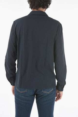 Cotton BORG 3-Buttons Polo Shirt with Long Sleeve