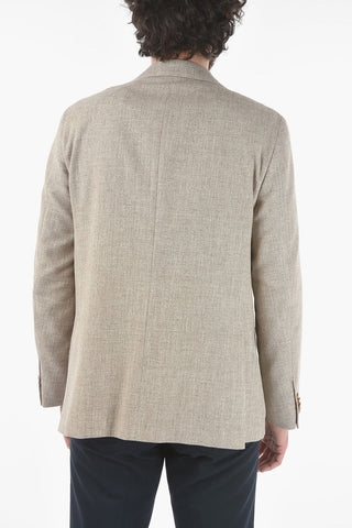 CC COLLECTION Chevron Motif RIGHT side vents 2-button blazer