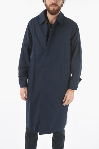Single Breasted Balmacaan Coat