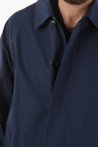 Single Breasted Balmacaan Coat