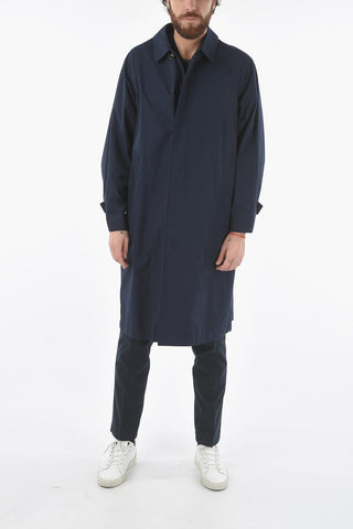 Single Breasted Balmacaan Coat