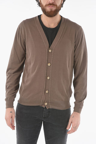 Lightwear Cotton V-Neck Cardigan