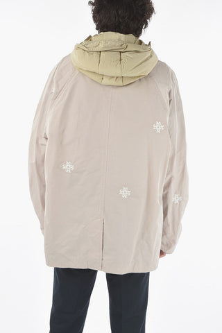 Embroidered Jacket with Detachable Vest