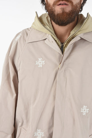 Embroidered Jacket with Detachable Vest